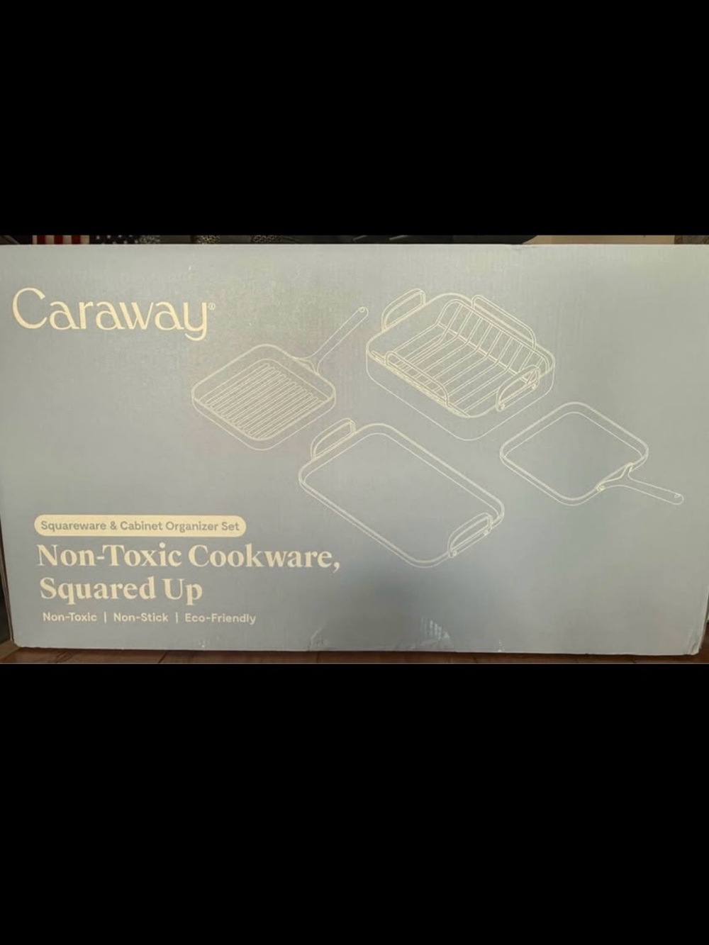 Caraway Non-Toxic Cookware Set - Gray Squareware
